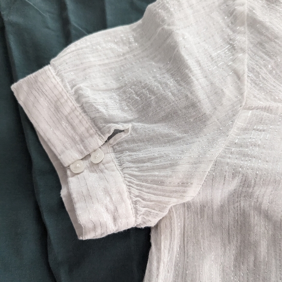 Tex by Max Azria Silver Threaded Top - Picture 8 of 10